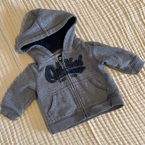 OshKosh Hoodie Grey Logo Baby